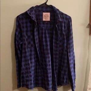 A blue flannel